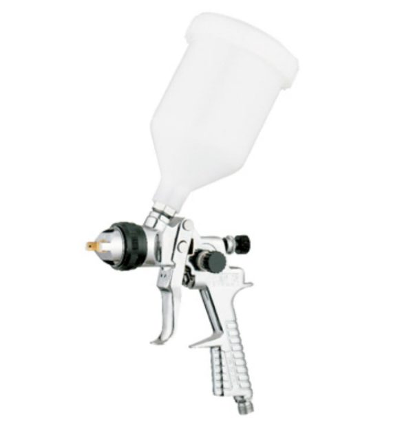 Master Mechanic 1202S1128 HVLP Gravity Feed Spray Gun with Air Regulator, 600 CC Sale - Image 2