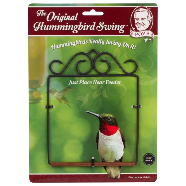 Pop s SWING-BL Original Hummingbird Swing, Black For Sale - Image 2