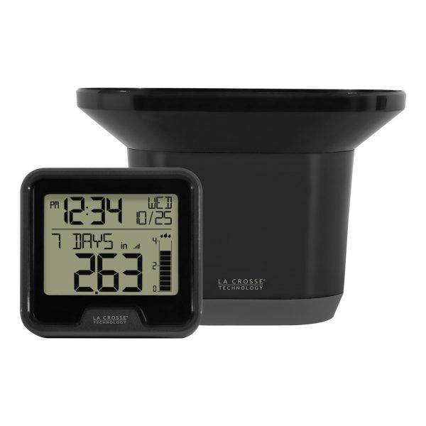 La Crosse 724-1409 Digital Rain Gauge with Indoor Temperature, 32°F to 99°F Online Sale - Image 2