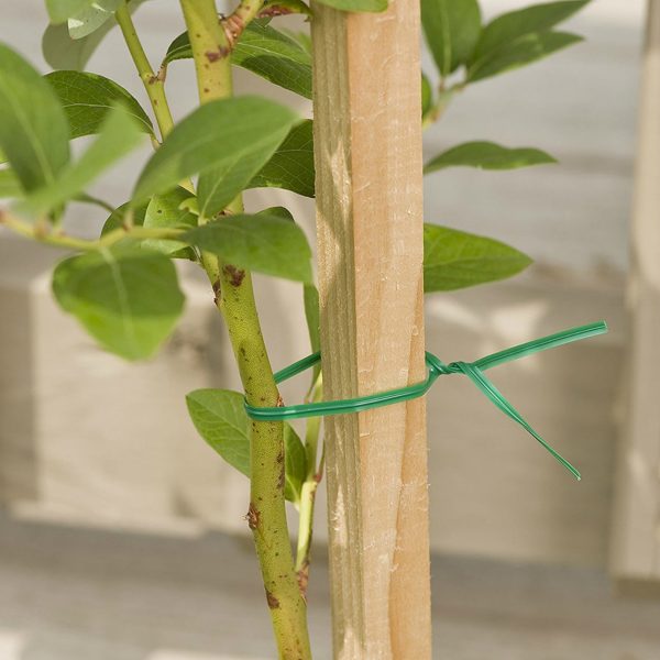 Gardeners Blue Ribbon T002B Sturdy Pre-Cut Plastic Twists, 8 , 100 Count Discount - Image 2