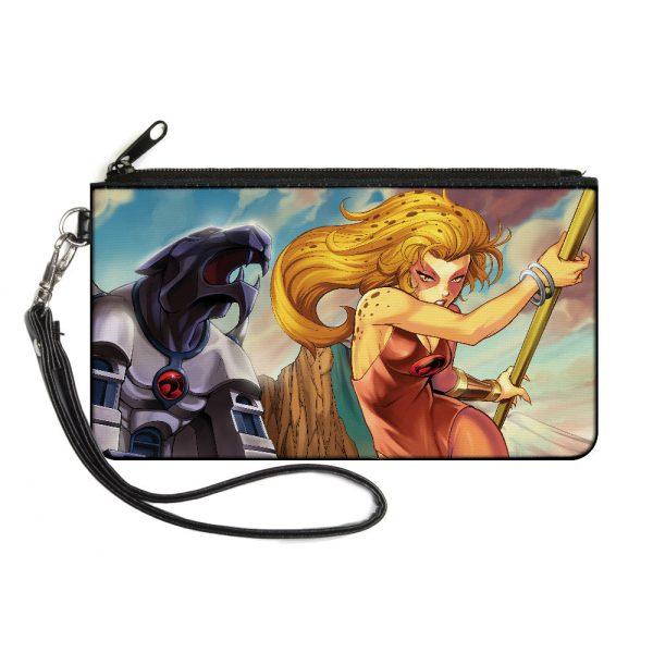 Canvas Zipper Wallet - LARGE - Thundercats Cheetara Cats Lair Action Pose Online Hot Sale