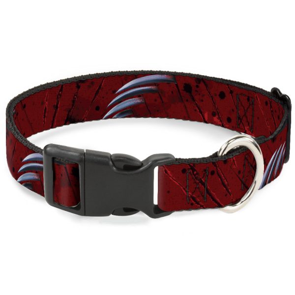 Plastic Clip Collar - A NIGHTMARE ON ELM STREET Freddy s Hand Scratching Reds Black Gray For Discount