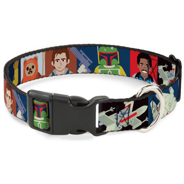 Plastic Clip Collar - Star Wars Classic 16-Character Pose Blocks Multi Color For Discount