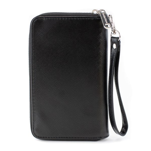 Women s PU Zip Around Wallet Rectangle - Lilo & Stitch Duckling Poses Scattered Blue Online now - Image 5