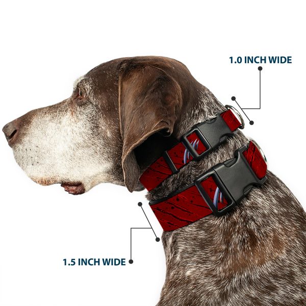 Plastic Clip Collar - A NIGHTMARE ON ELM STREET Freddy s Hand Scratching Reds Black Gray For Discount - Image 2