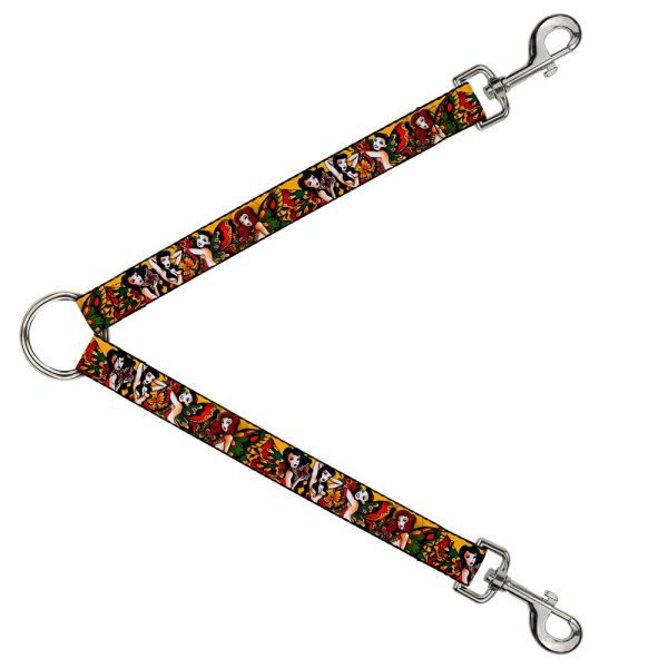 Dog Leash Splitter - Tattoo Johnny-Butterfly Girl Fashion