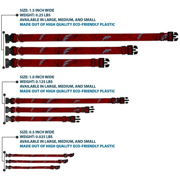 Plastic Clip Collar - A NIGHTMARE ON ELM STREET Freddy s Hand Scratching Reds Black Gray For Discount - Image 3