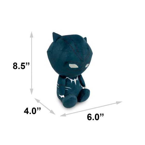 Dog Toy Squeaker Plush - Avengers Kawaii Black Panther Full Body Sitting Pose on Sale - Image 4