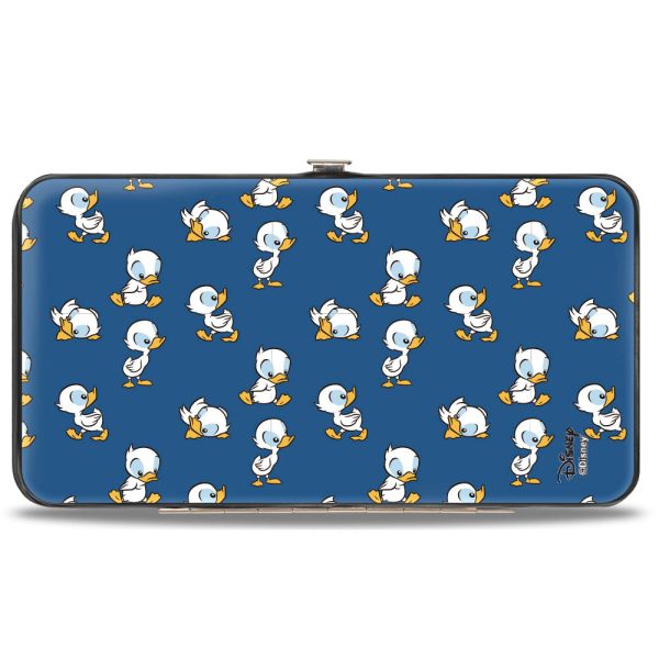 Hinged Wallet - Lilo & Stitch Duckling Poses Scattered Blue Online